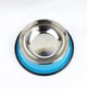 Миска для собак металева DogClub Colour 800мл Blue - зображення 2