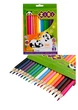 Карандаши цветные ZiBi Kids Line, 18 цветов ZIBI (ZB.2415) - изображение 1