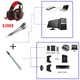 Игровые проводные наушники Kotion Each G2000 с микрофоном и подсветкой Black/Red (G2000BR) - изображение 3