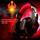 Игровые проводные наушники Kotion Each G2000 с микрофоном и подсветкой Black/Red (G2000BR) - изображение 5