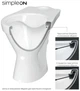 Унитаз-компакт CERSANIT Mito Cersania 704 SimpleOn 011 3/6 K119-003 с бачком и сиденьем Soft Close дюропласт - изображение 2