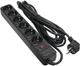 Мережевий фільтр Patron SP-1065 6 розеток 5 м Black (SP-1065) - зображення 1