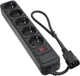 Мережевий фільтр Patron SP-1052U з кабелем для ДБЖ 5 розеток 0.5 м Black (SP-1052U) - зображення 1