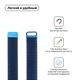 Ремінець ArmorStandart Milanese Loop для Apple Watch 42 (Series 10)/41/40/38 Dark Blue (ARM48698) - зображення 2