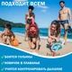 Полнолицевая Маска для Снорклинга S/M панорамная FB для плавания под водой – Очки для Ныряния на все лицо цельнолитой формы – с трубкой клапаном и запасом воздуха – с креплением под экшн камеру – подводной охоты – мужские женские Green - изображение 8