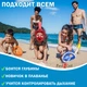 Повнолицева Маска для Снорклінгу L/XL панорамна FB для плавання під водою – Окуляри для Пірнання на все обличчя цільнолитої форми – з трубкою клапаном та запасом повітря – з кріпленням під екшн камеру – підводного полювання – чоловічі жіночі Black - зображення 8