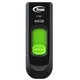 USB флеш накопитель Team 64GB C141 Green USB 2.0 (TC14164GG01) - изображение 1