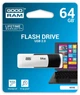 Флеш-накопитель USB 64GB GOODRAM UCO2 (Colour Mix) Black/White (UCO2-0640KWR11) - изображение 2
