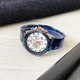 Наручний годинник Forsining 6909 Blue-Cuprum-White - изображение 5
