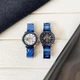 Наручний годинник Forsining 6909 Blue-Cuprum-White - изображение 6