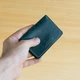 Обкладинка для прав і ID карт з натуральної шкіри Identicus зелена - зображення 1