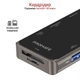 USB-C хаб 11-в-1 Promate PrimeHub-Pro USB-C PD/HDMI/VGA/2xUSB 3.0/2xUSB 2.0/RJ45/SD/MicroSD/AUX 3.5 мм Grey (primehub-pro.grey) - изображение 7