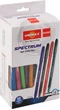 Набор шариковых ручек Unimax Spectrum Fashion Ассорти цветов корпуса 1.0 мм Синий 50 шт (UX-135-02) - изображение 2