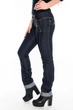 Джинсы OMAT jeans 9646-737 W 26 Темно-синие - изображение 9