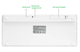 Бездротова Bluetooth клавіатура комп'ютерна android iOS keyboard BK3001White - зображення 4