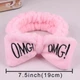 Косметична пов'язка для волосся OMG Oxa Pink 2789 - зображення 3