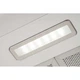 Вытяжка кухонная плоская VENTOLUX PARMA 60 WH 60 см пристенная 400 куб. м/ч кухня 6-8 кв угольные фильтры отвод белая - изображение 3
