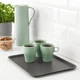 Поднос IKEA TILLGÅNG серый 37x29 см (104.199.50) - изображение 2