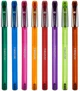 Набор шариковых ручек Unimax Trio Neon DC Ассорти цветов корпуса 1.0 мм Синий 50 шт (UX-107-02) - изображение 2