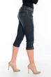 Капри Omat jeans 1563-803 26 Синие - изображение 5