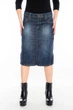 Юбка джинсовая Батал Omat jeans 1404-840 30 Синяя - изображение 7