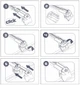 Багажник на крышу Volkswagen Up 2013- на рейлинги черный Turtle Can Otomotiv TRTL-60857 - изображение 8