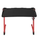 Геймерський стіл 1stPlayer GT1 Black-Red + Подарунок Килимок для миші BK-39-H (900x350x5 мм) - зображення 2