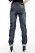 Джинсы большого размера Omat jeans 9479-805 W 30 L 34 Синие - изображение 2