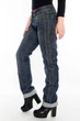Джинсы большого размера Omat jeans 9479-805 W 30 L 34 Синие - изображение 4
