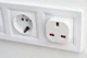 Перехідник мережевий ProZone AC9625 Compact UK to EU Plug Білий - зображення 2