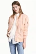 Бомбер оверсайз H&M 32 Пудра (0427951016) - изображение 1