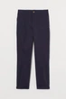 Хлопковые чиносы H&M 42 Темно-синий (0750424021) - изображение 1