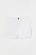 Короткие шорты чиносы H&M 40 Белый (0599719041) - изображение 3