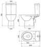 Унитаз-компакт KOLO Freja Premium L79047000 c бачком и сиденьем Soft Close - изображение 7
