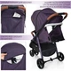 Коляска детская EL Camino ME 1025 X3 Plum Фиолетовый - изображение 7