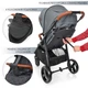 Коляска детская El Camino ME 1024L X4 Stone - изображение 8