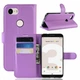 Класичний чохол-книжка Deexe Book Type для Google Pixel 3a - Purple - зображення 1