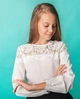 Блузка Свит блуз 8003 молочный р.152 (1014182355) - изображение 1