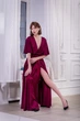 Вечернее винное платье в пол FashionYouWant XXXL винный 43372338 - изображение 2