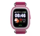 Дитячий розумний смарт годинник-телефон з GPS трекером Baby Smart Watch Supero Original Q90 Рожевий + Захисне Скло - зображення 2