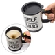 Чашка с вентилятором для размешивания сахара Self Stirring Mug Black - изображение 5