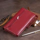 Клатч зі шкіри жіночий ST Leather 19318 Бордовий - зображення 5