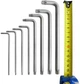 Набор ключей S&R Cr-V с отверстием Torx0 10-50 8 шт (365612008) - изображение 2