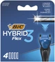 Сменные картриджи для бритья (лезвия) мужские BIC Flex 3 Hybrid 4 шт (3086123480926) - изображение 2