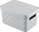 Корзина пластиковая Heidrun Diamond Box 4.5 л Серая (7080_серая) - изображение 1