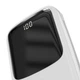 Повербанк BASEUS with Type-C cable Qpow Digital Display 10000mAh |2USB/Type-C/Lightning, 3A, 15W| White - зображення 4