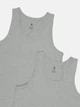 Набор маек нательных мужских U.S. Polo Assn 80189_Gr/Mel S 2 шт Grey/Melange (8680557176575) - изображение 5
