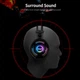 Игровые наушники IPega Gaming PG-R008 с микрофоном и LED RGB подсветкой проводные Black (PG-R008) - изображение 3