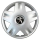 Автомобильные колпаки SKS 213 R14 4 шт Серебристые (с логотипом Peugeot) - изображение 1