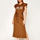 Плаття Liu Jo FA0416J5703BROWN S максі коричневе - изображение 2